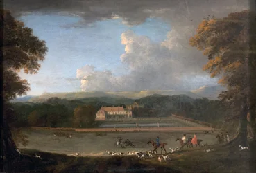 Ostansicht der Newstead Abbey, Nottinghamshire, 1726